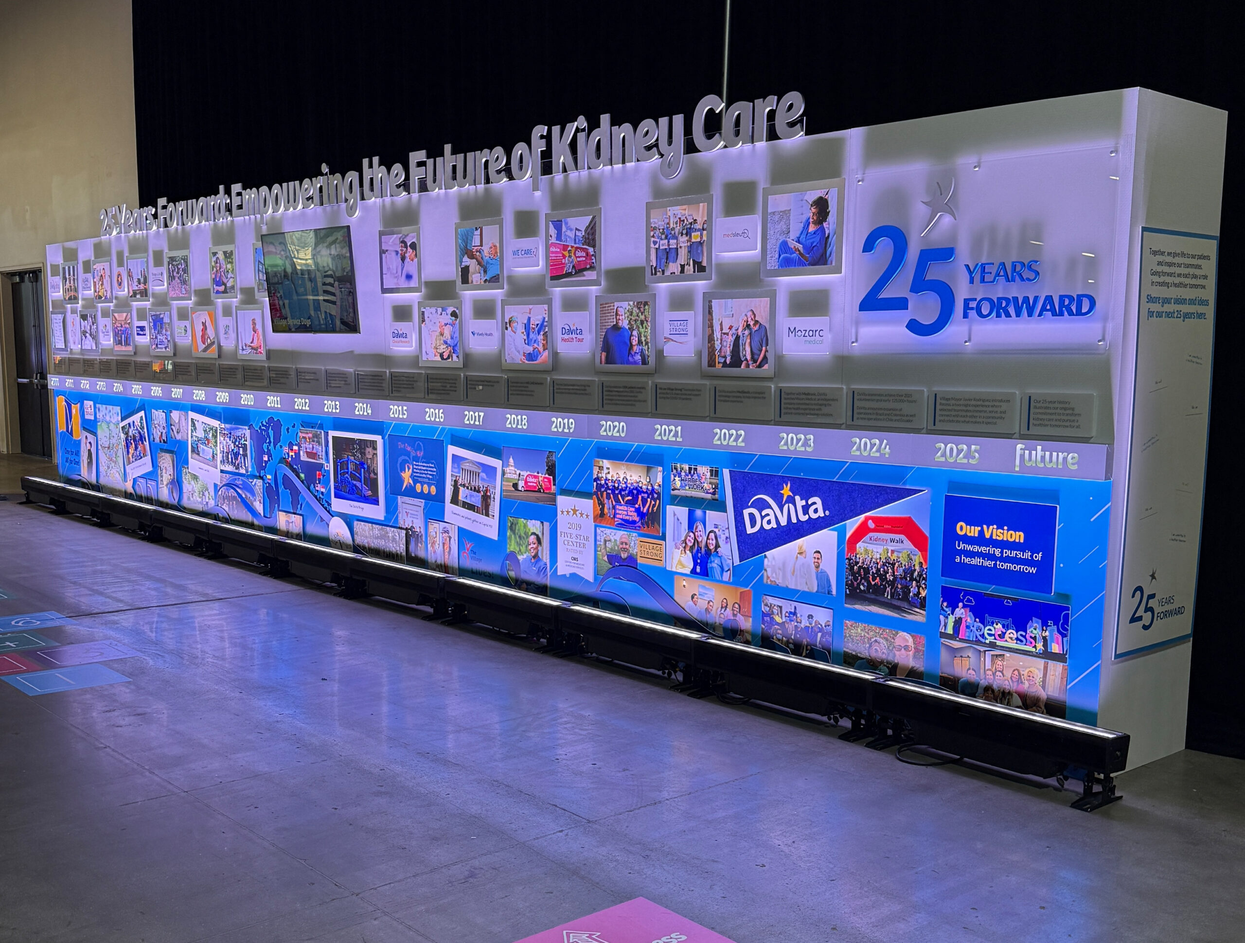 LED Event signage for corporate celebration