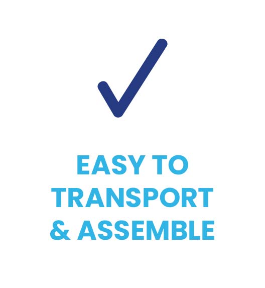 Banners and standing signs Easy to Transport Tool free assembly